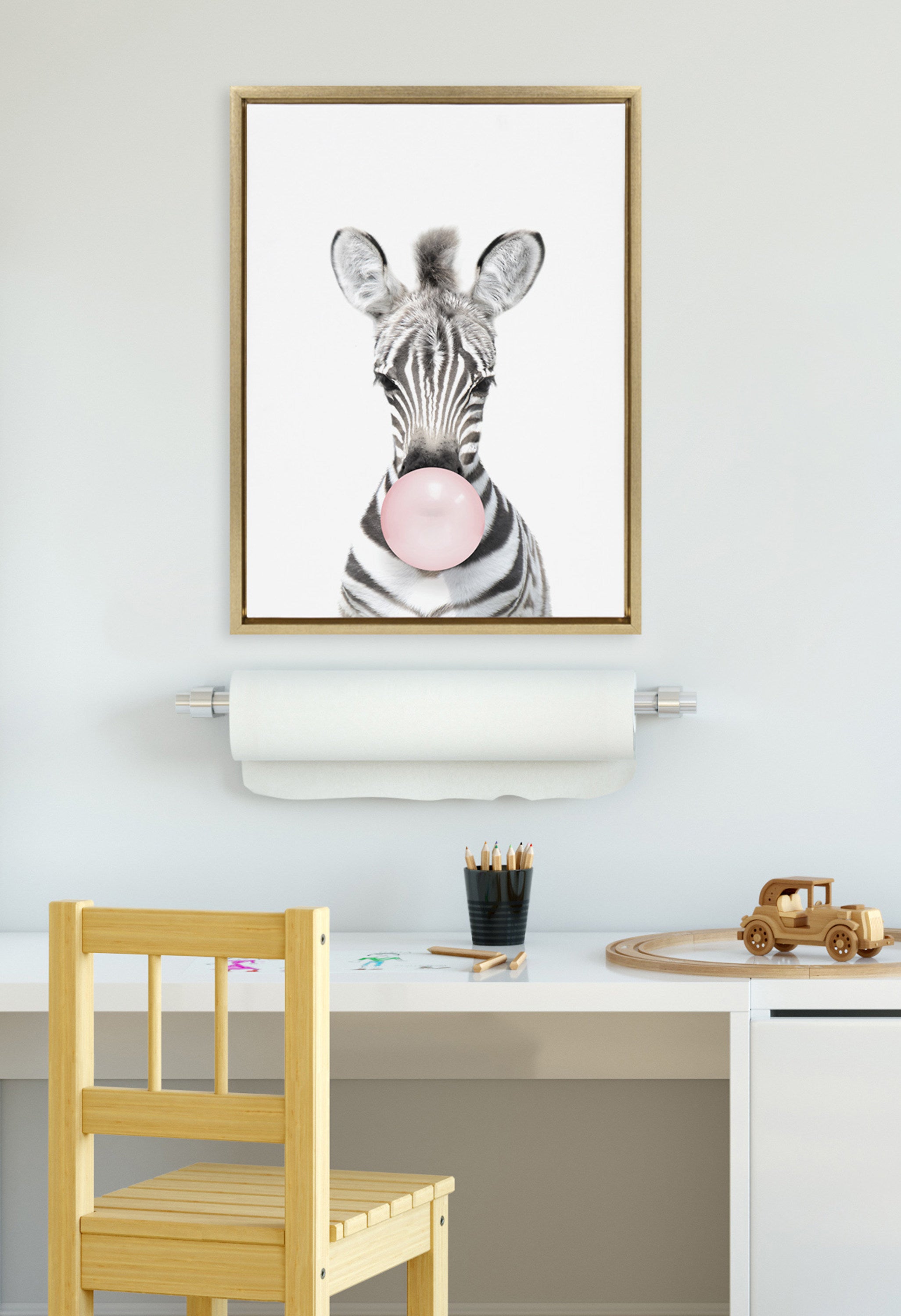 Framed Canvas Sylvie Bright Gold 18x24 5