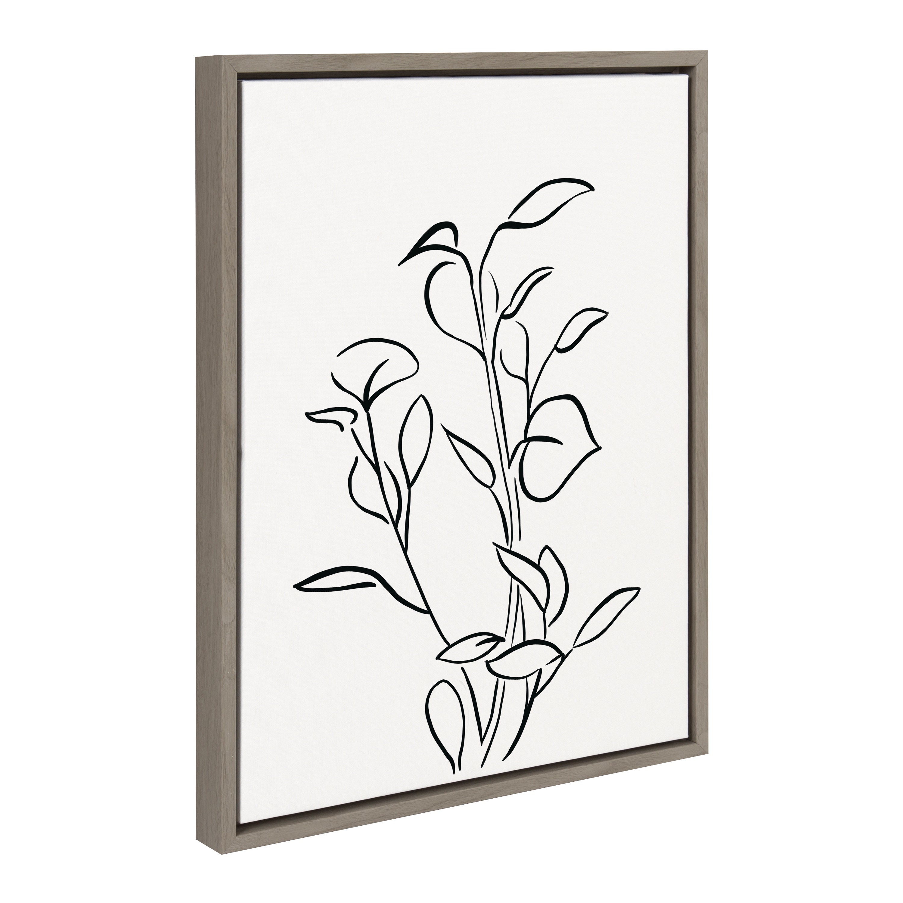 Framed Canvas Sylvie Graywash 18x24 2