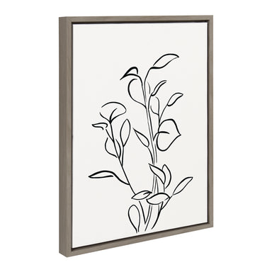 Framed Canvas Sylvie Graywash 18x24 2