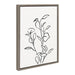 Framed Canvas Sylvie Graywash 18x24 2