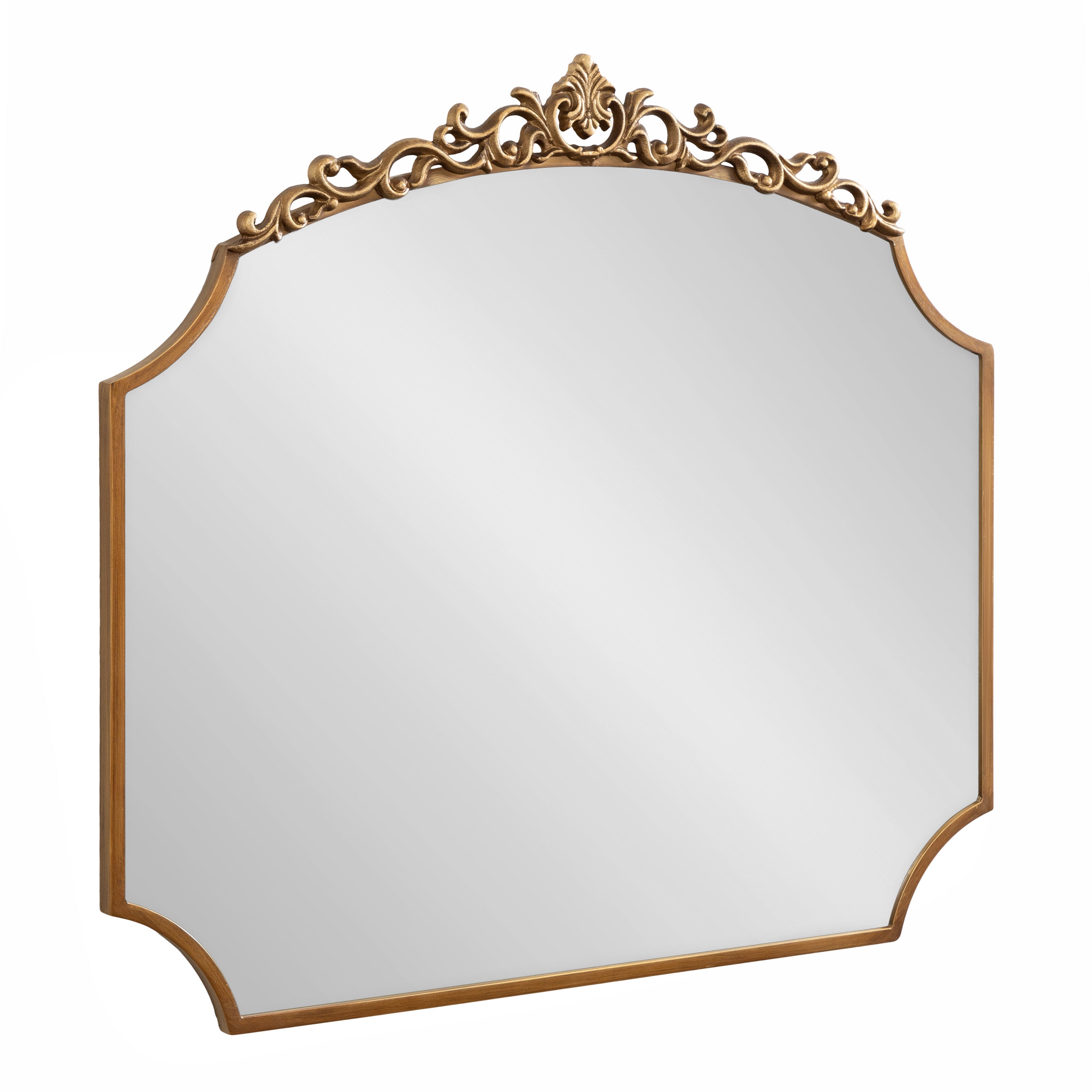 Scallop Mirror Gold 36x32 1