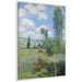 Framed Canvas 28x38 Sylvie Beaded White 1