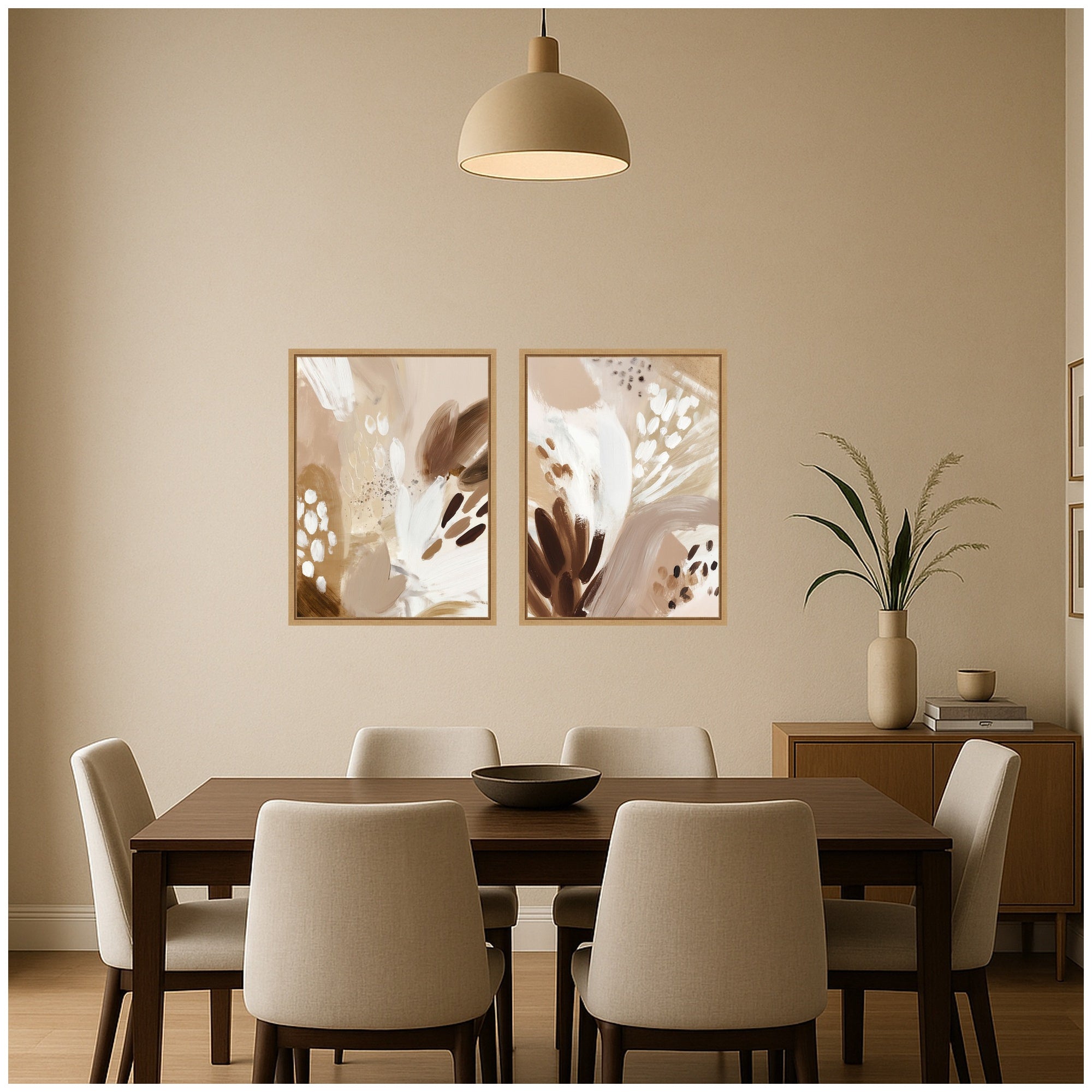 Art Set 2 Piece Set 18x24 Sylvie Natural 5