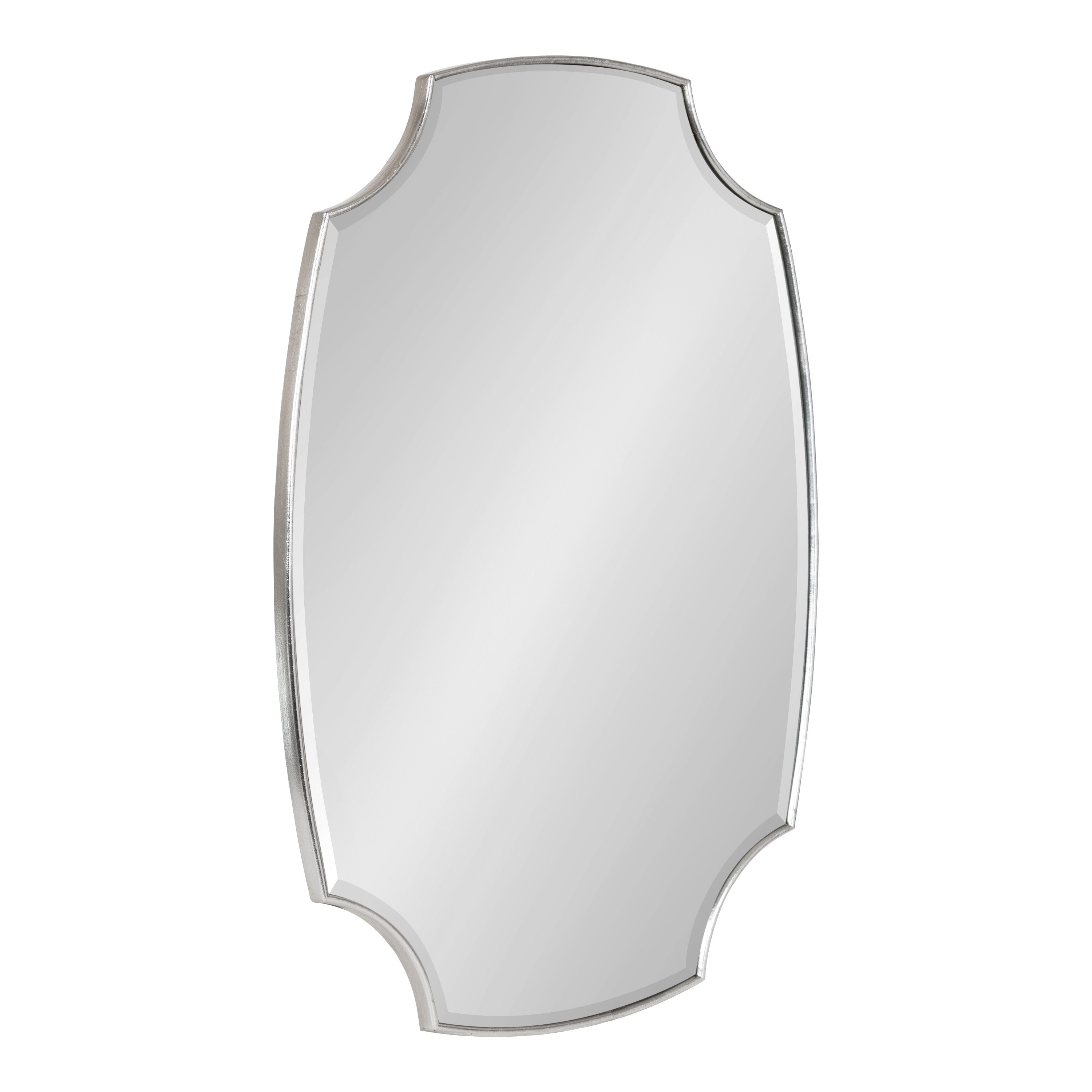 Scallop Mirror Silver 20x30 1