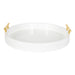 Single Tray White 15.5" Diameter 2