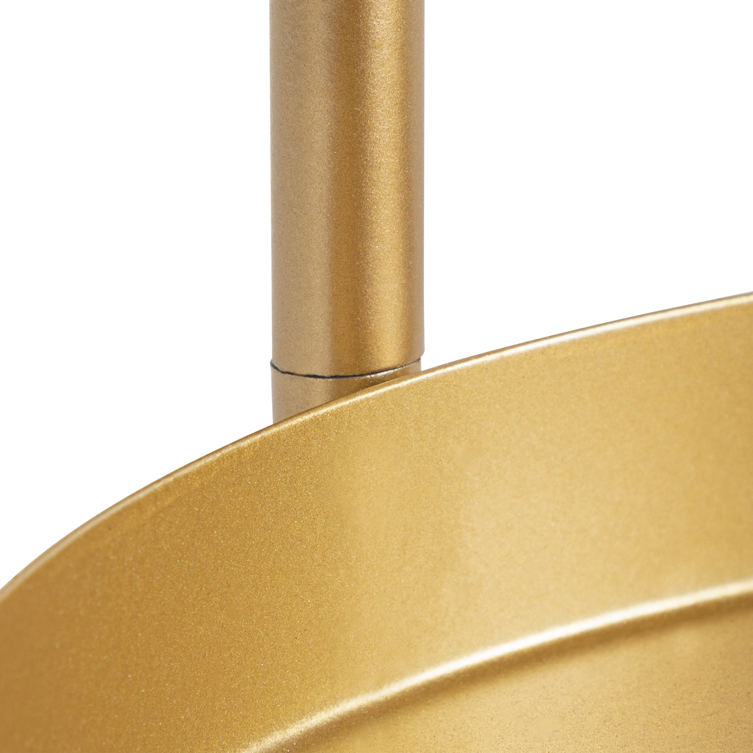 Tabletop Planter Gold 7x7x10 4