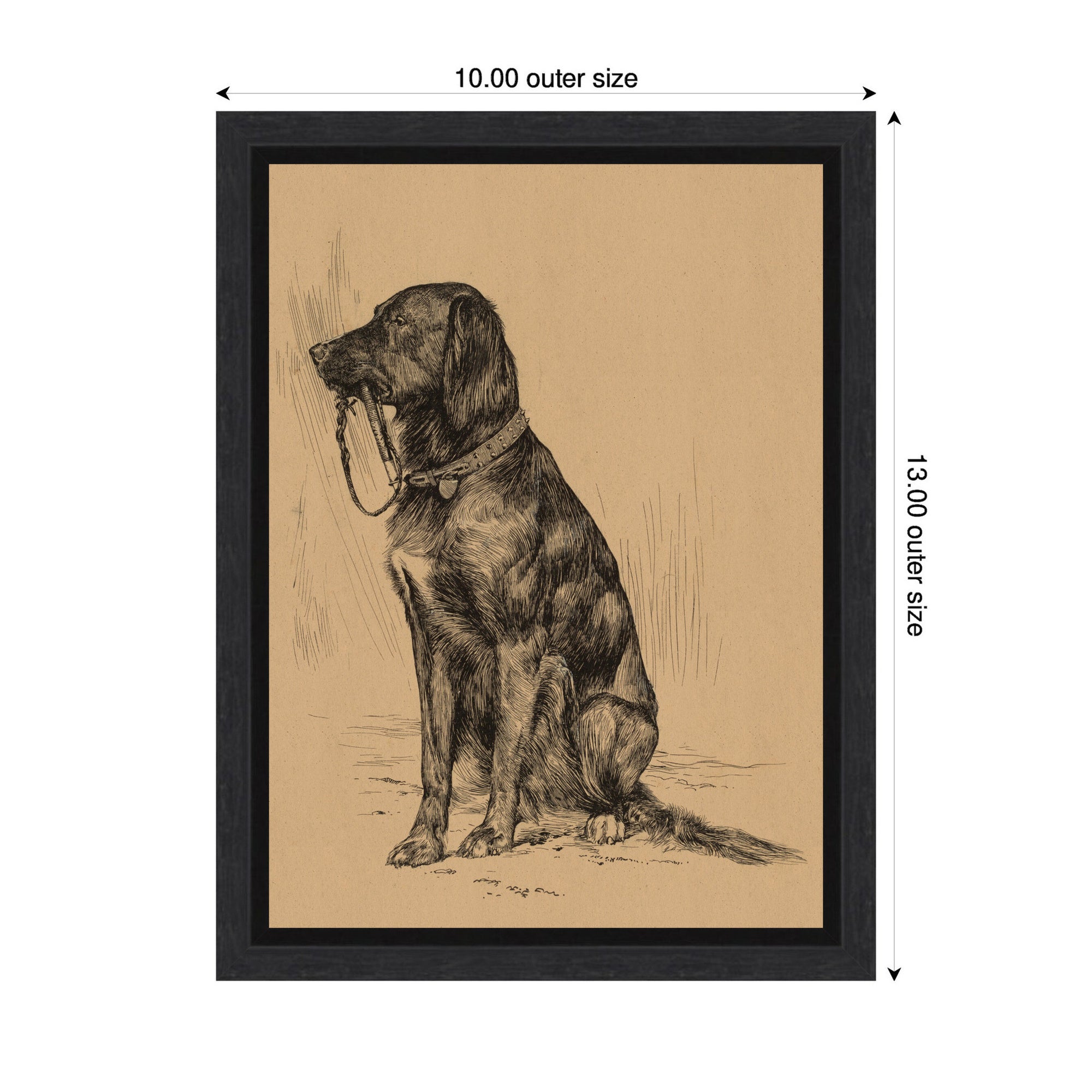Framed Canvas 10x13 Sylvie Black 2