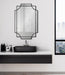 Scallop Mirror 24x36 Black 6
