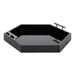 Single Tray Black Silver 18x18 1