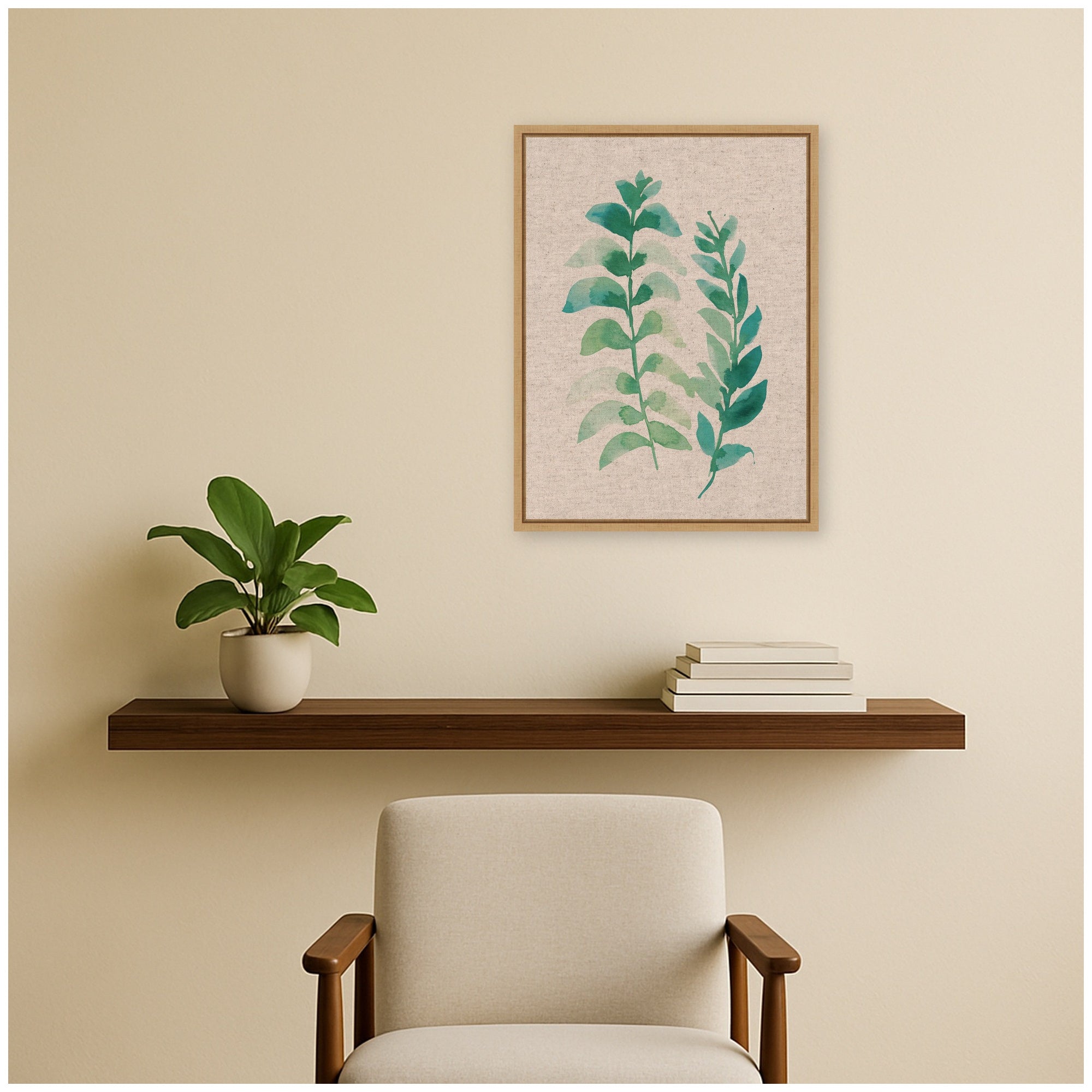 Framed Canvas 18x24 Sylvie Natural 6