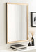 Rectangle Mirror Gold 24x36 6