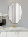Scallop Mirror Gold 20x30 6