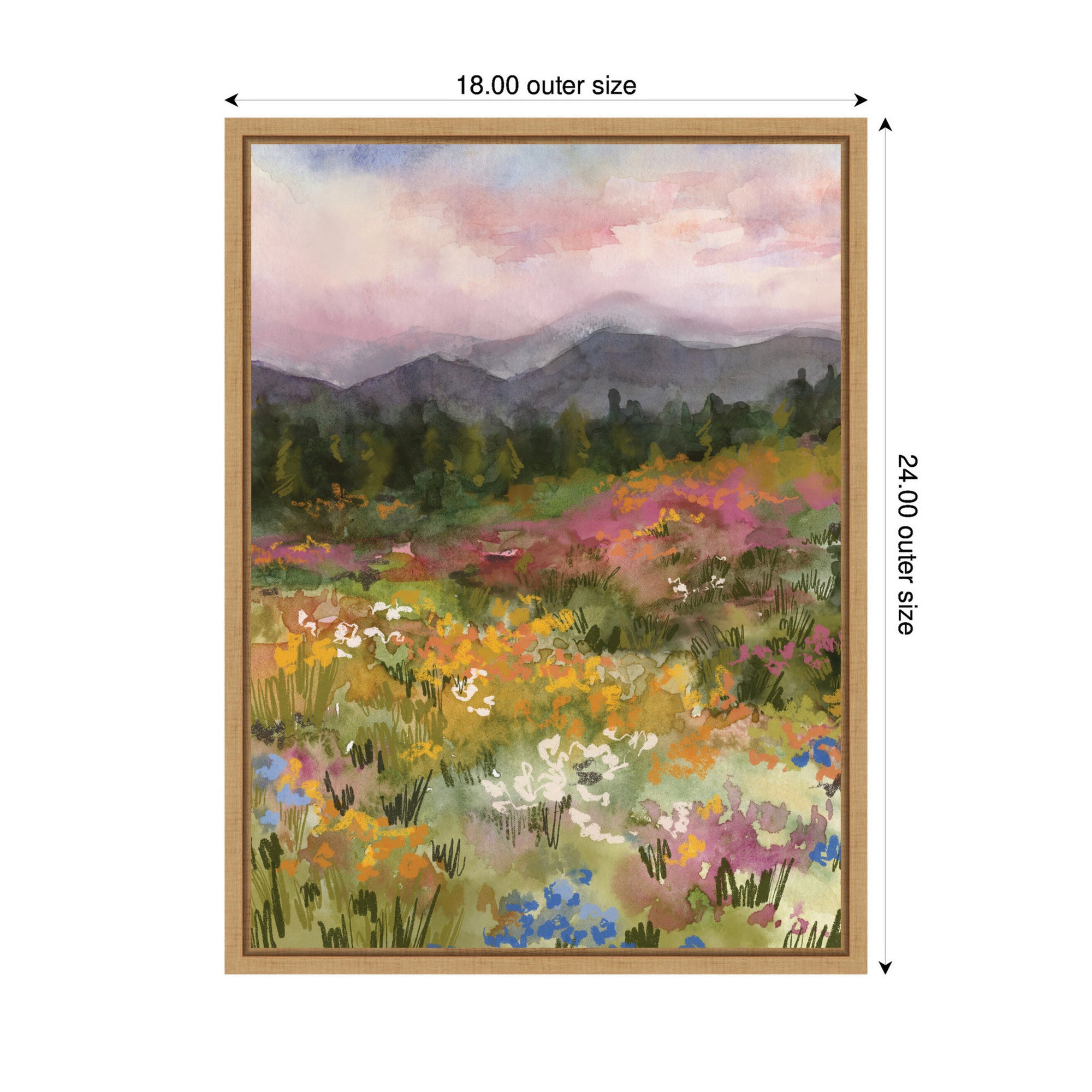 Framed Canvas 18x24 Sylvie Natural 2