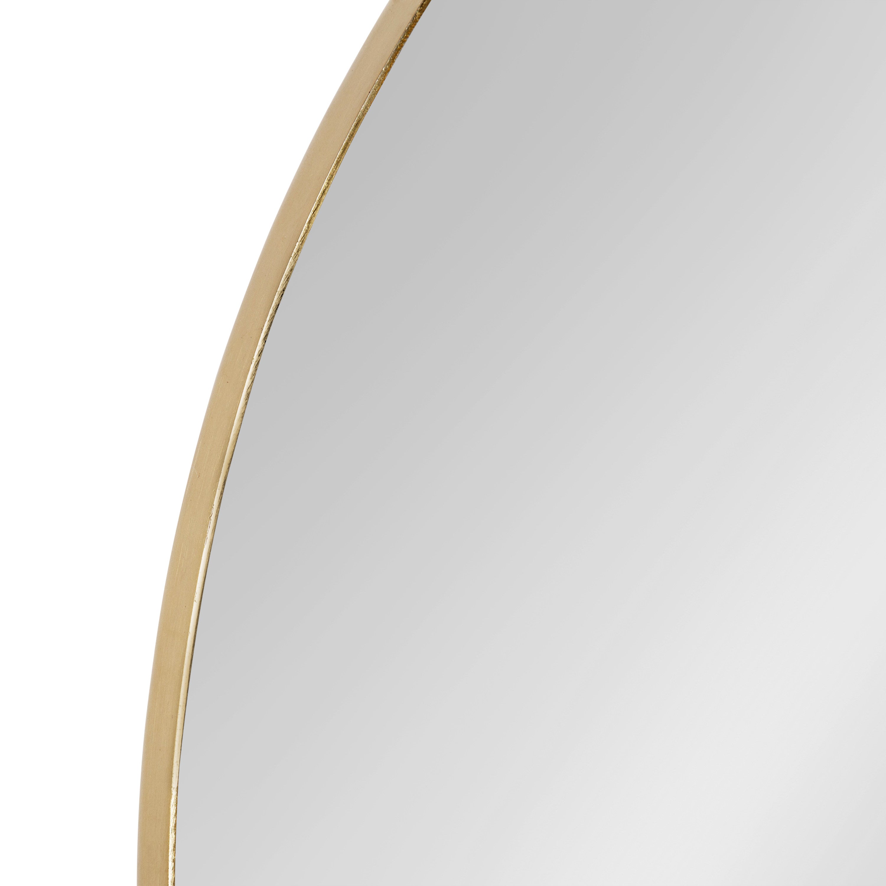 Rollo Round Framed Wall Mirror