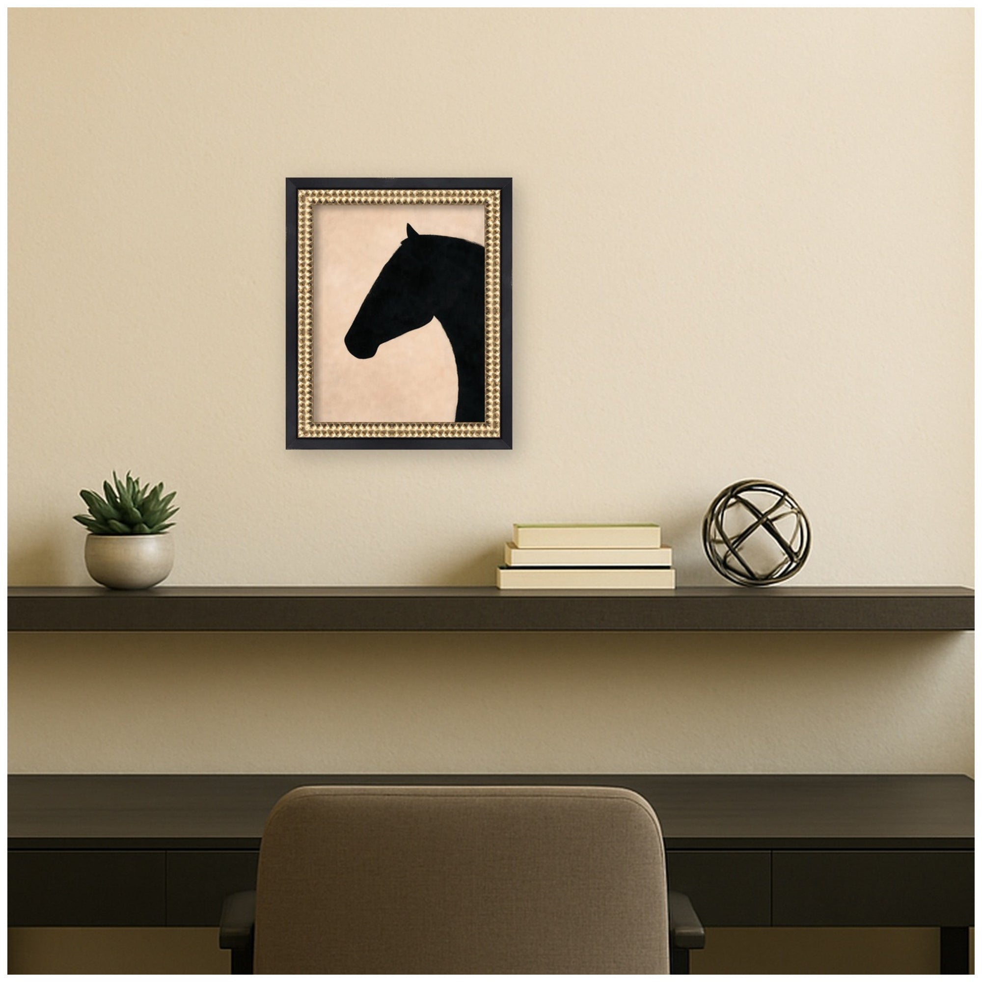 Mounted Canvas 10x12 Castellan Black 6