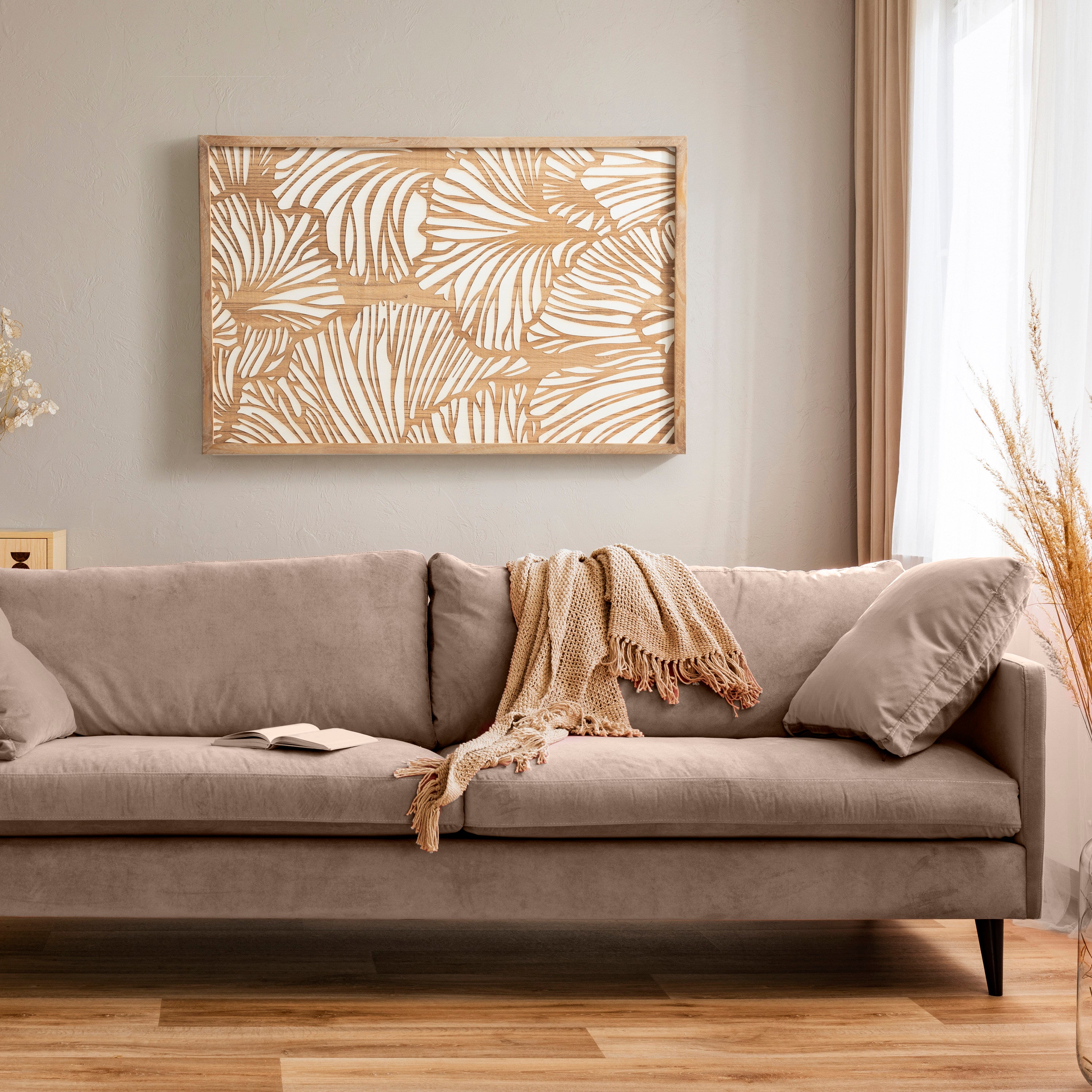 Sago Decorative Wood Art Plaque