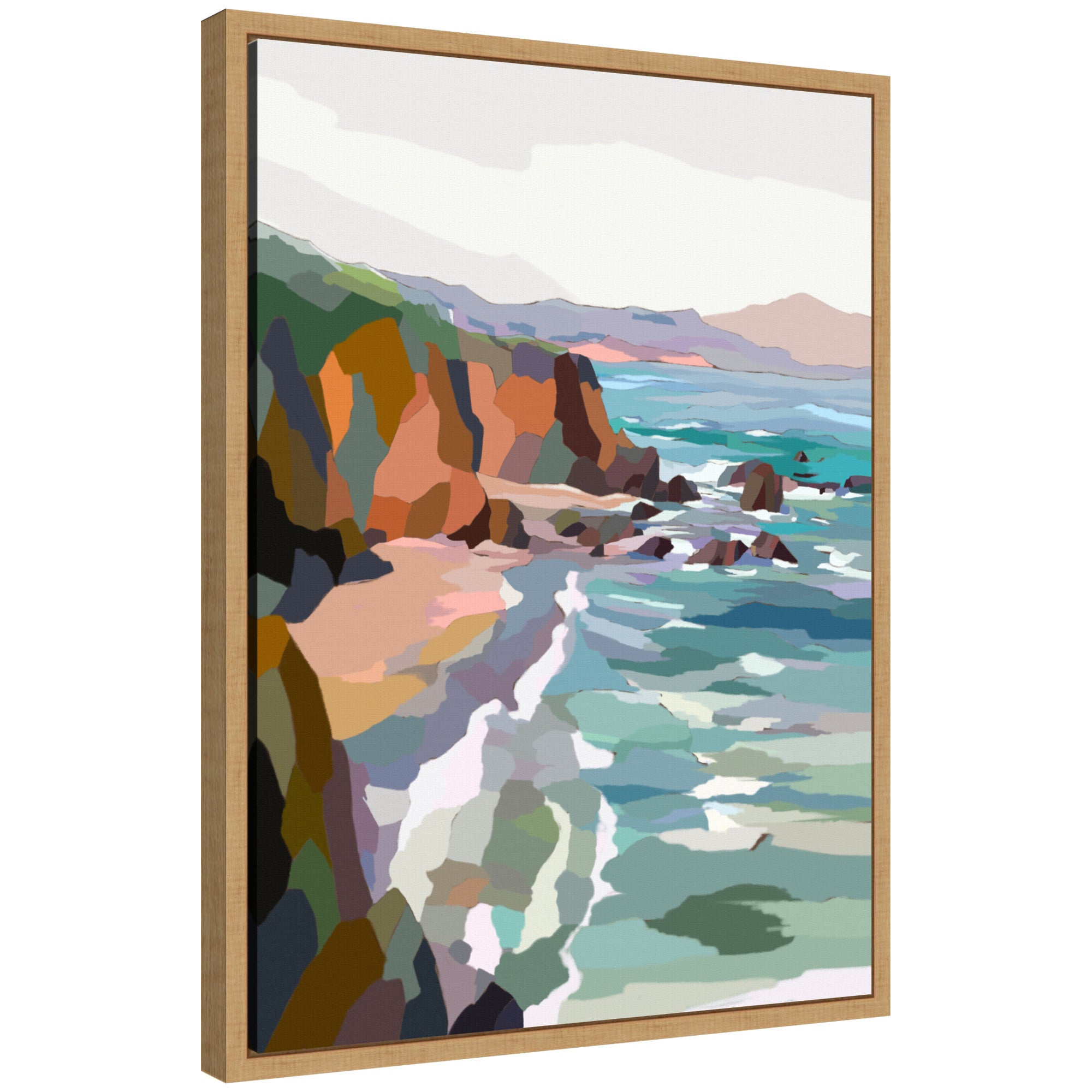 Sylvie Pho Beach Framed Canvas by Nikita Jariwala