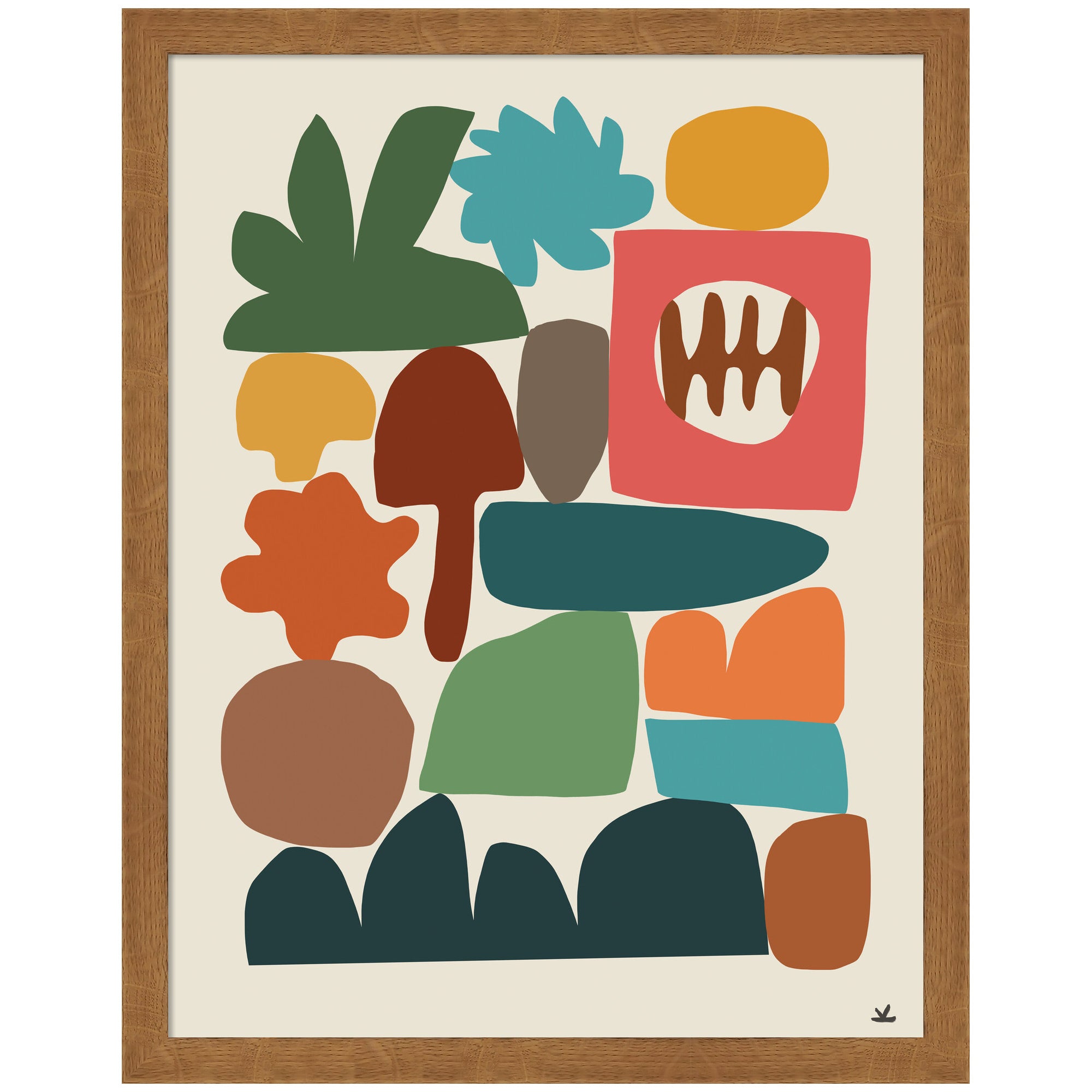 Night Chords 2 by Kelly Knaga Framed Mounted Canvas Wall Art Print