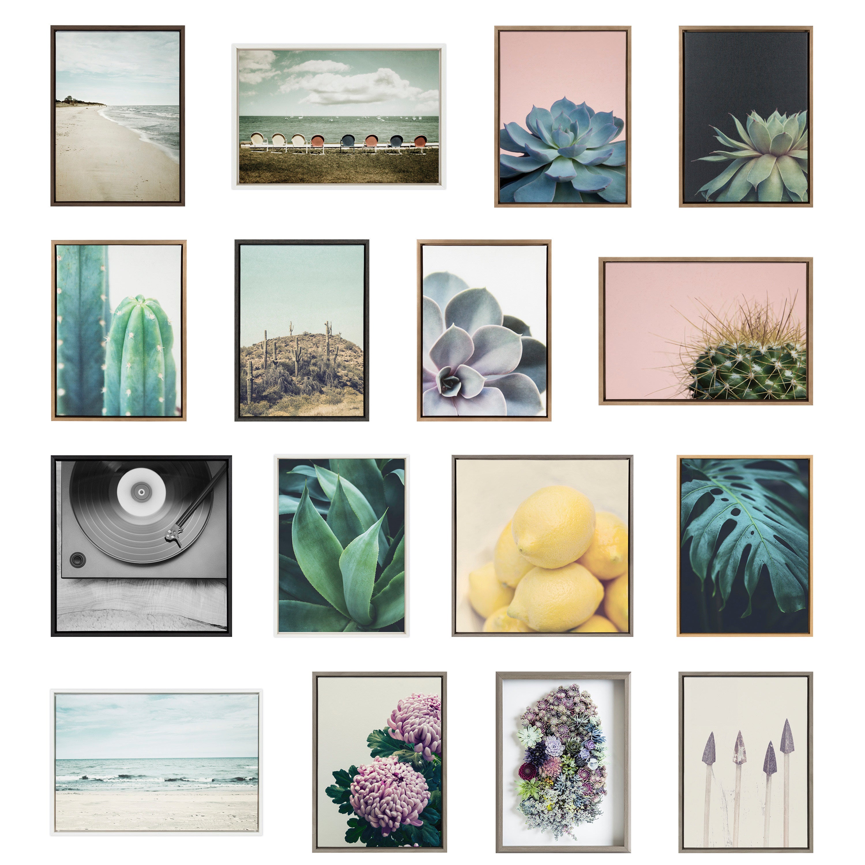 Framed Canvas Sylvie Graywash 23x33 4