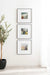 Wall Frame 16x16 matted to 8x8 Black White 7