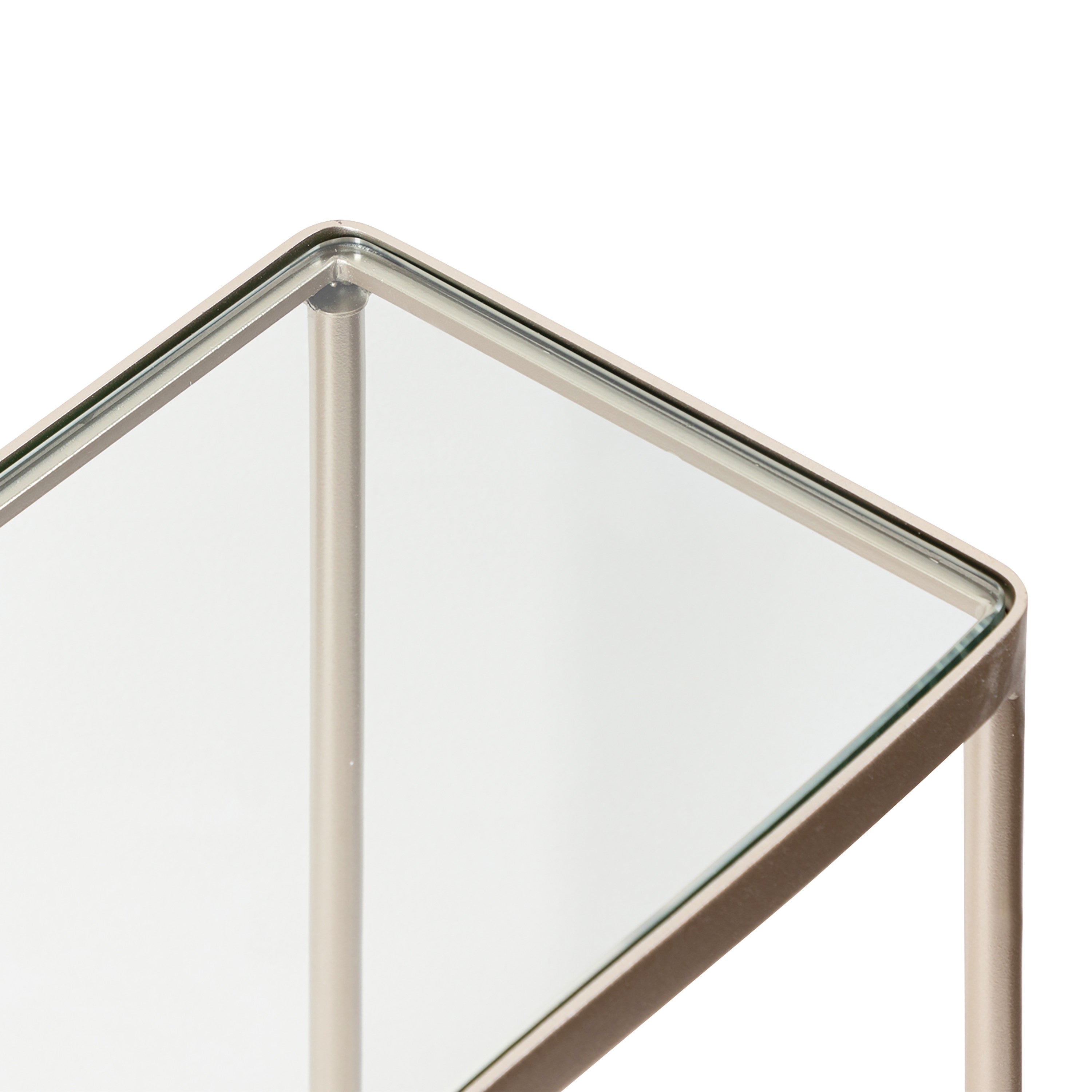 Side Table Silver 15.75x8x24.6 5