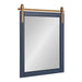 Rectangle Mirror Navy Blue 24x31 1