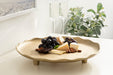Serving Tray 16" Diameter Gold 7