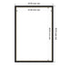 Dry Erase Board Belmont Black 26x38 2
