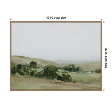 Framed Canvas 42x32 Sylvie Dark Gold 2