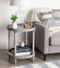 Side Table Gray 20x20x24 5