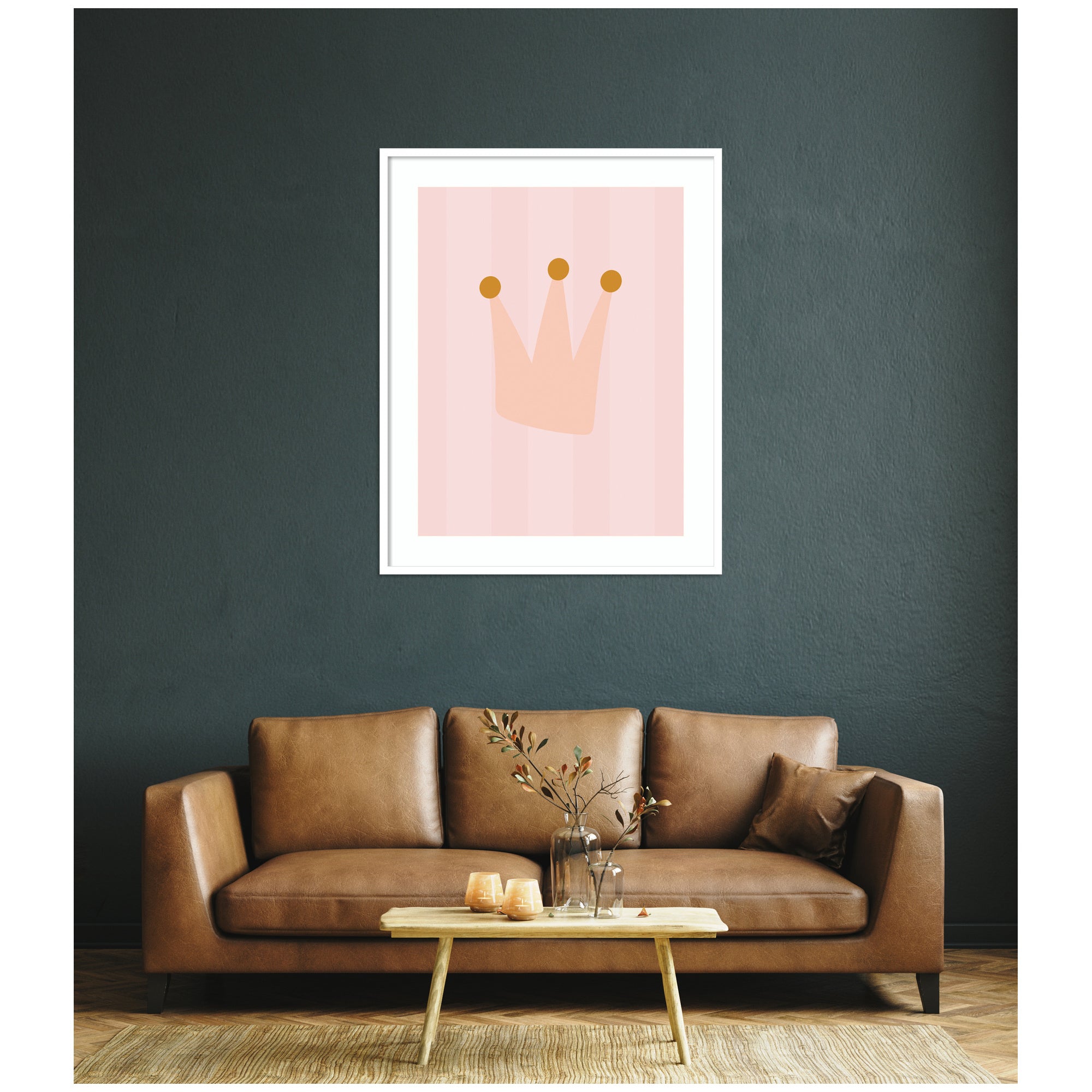 Crown by Laura Moss Framed Wall Art Print
