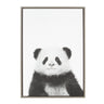 Sylvie Panda Framed Canvas by Simon Te Tai