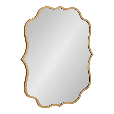 Scallop Mirror Gold 24x31 1