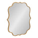 Scallop Mirror Gold 24x31 1