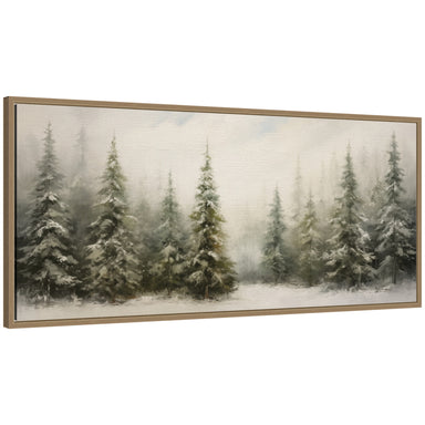 Framed Canvas Sylvie Dark Gold 40x18 1
