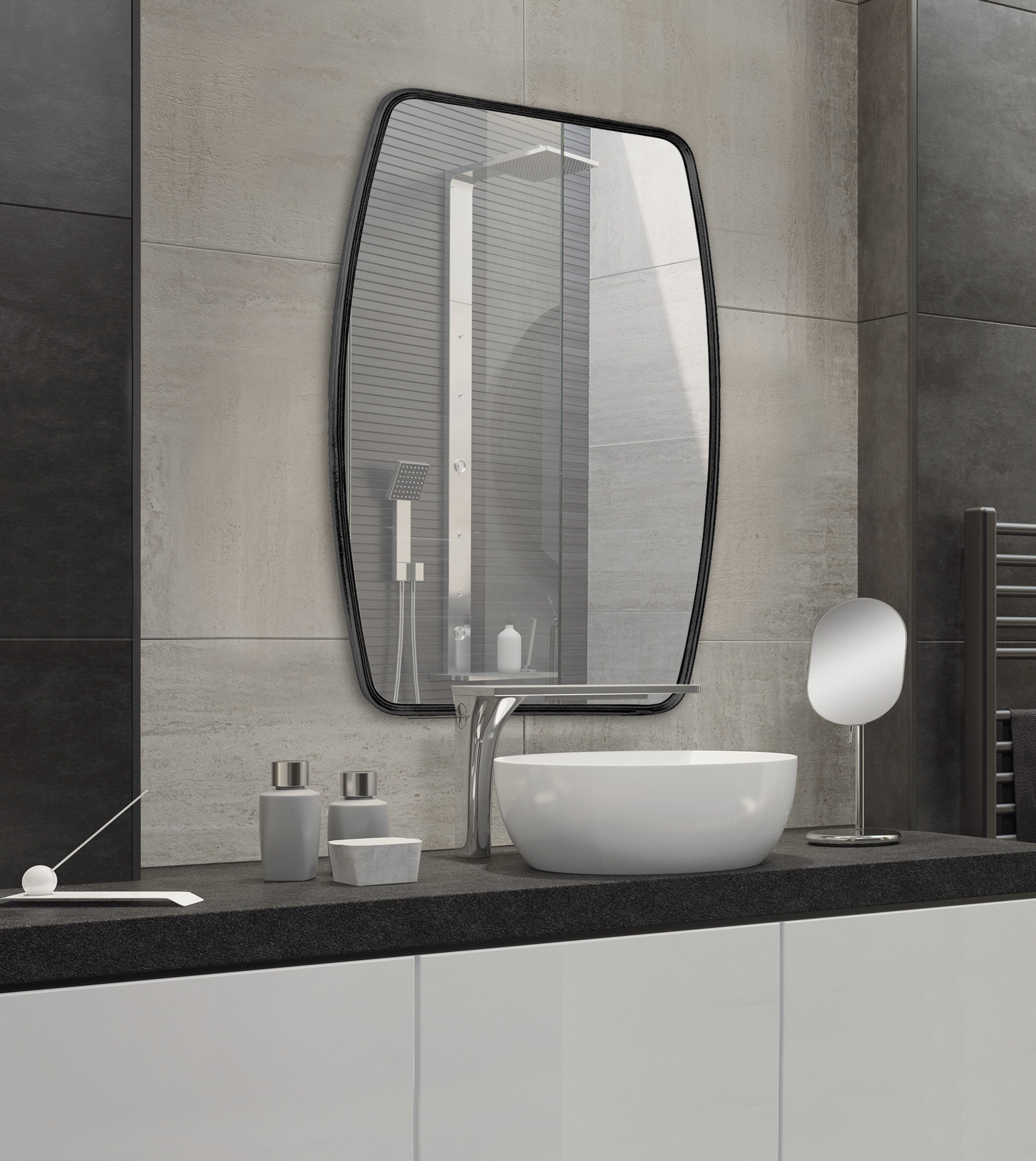 Capsule Mirror Black 20x32 7