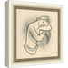 Mounted Canvas 10x10 Belmont Distress White 5