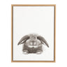 Sylvie Rabbit Framed Canvas by Simon Te of Tai Prints