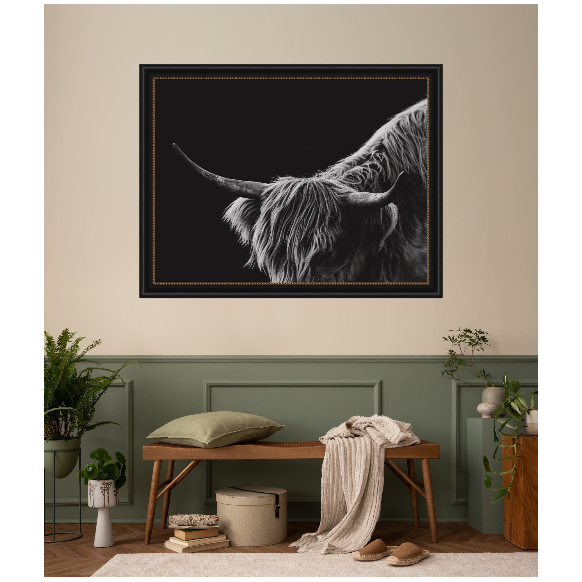 Scottish Highland No. 6 by Crystal Lynn Collins Framed Wall Art Print