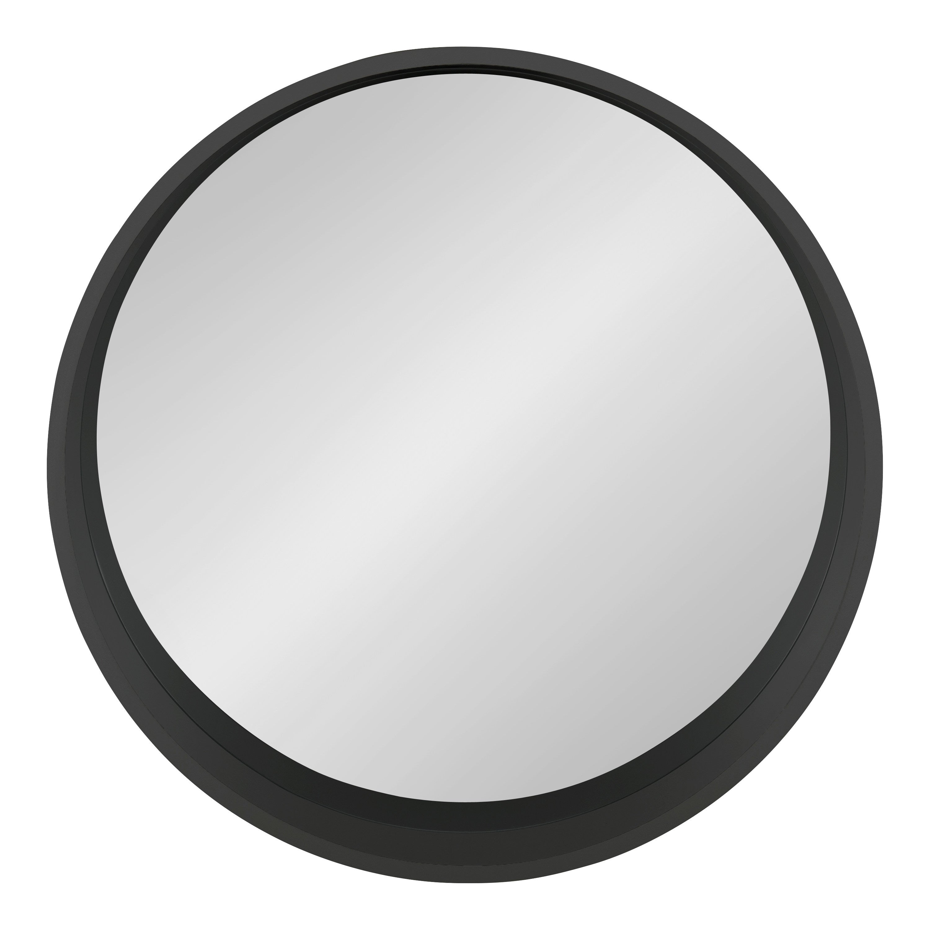 Wheeler Round Framed Wall Mirror