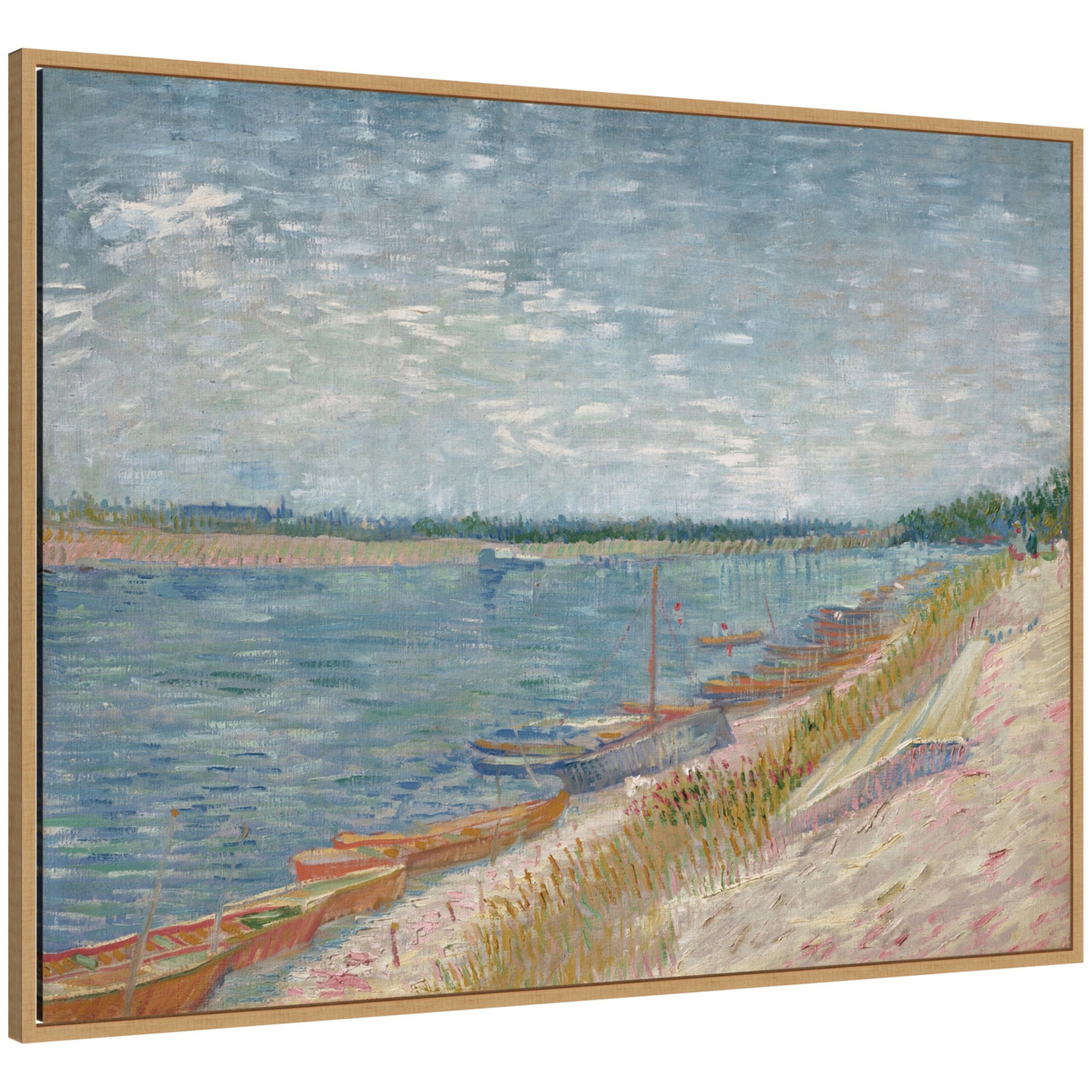 Framed Canvas 42x32 Sylvie Natural 1