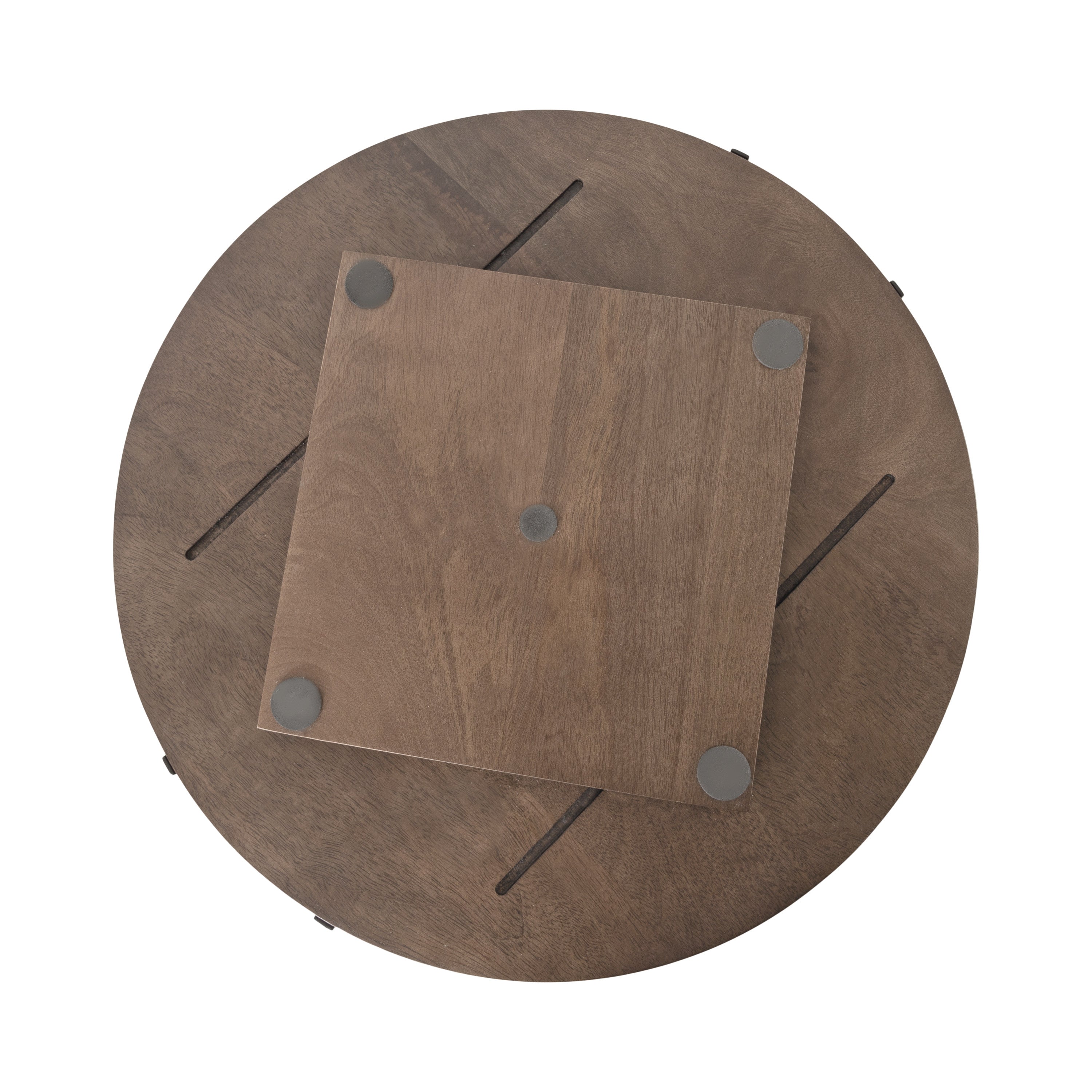 Lazy Susan Brown 20x20 6