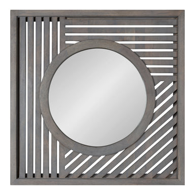 Square Mirror Gray 30x30 2
