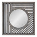 Square Mirror Gray 30x30 2