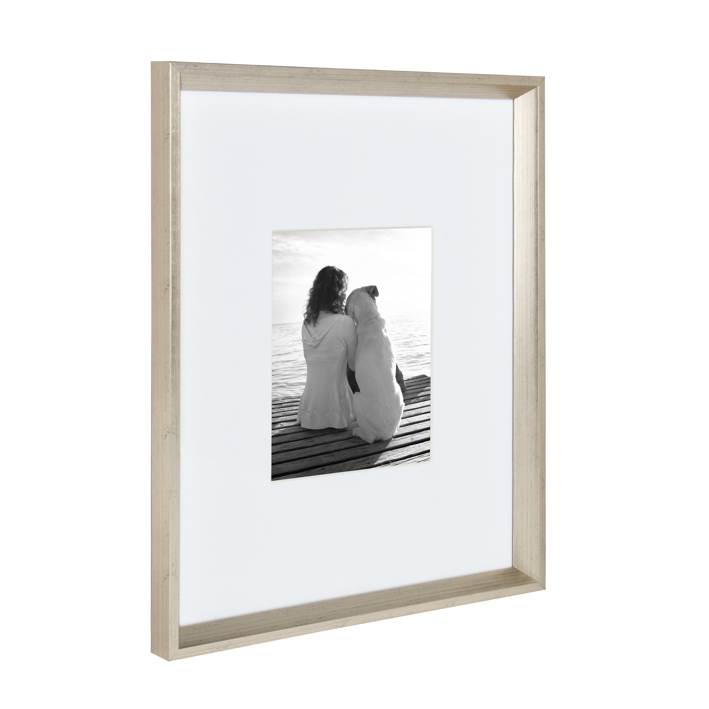 Wall Frame Silver 16x20 matted to 8x10 3