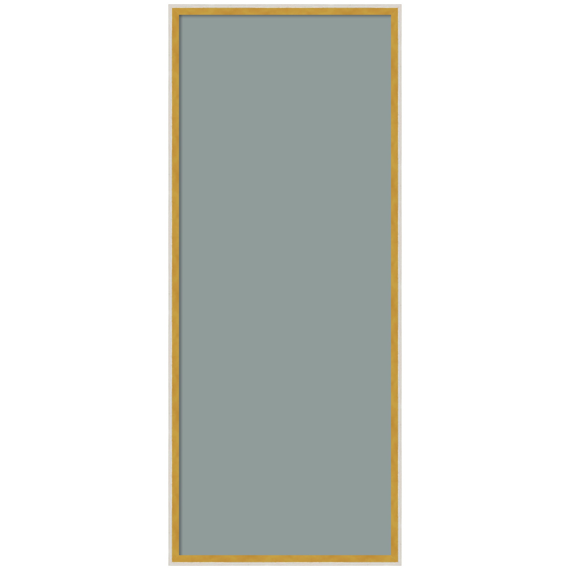 Pinboard Paige White Gold 17x41 1
