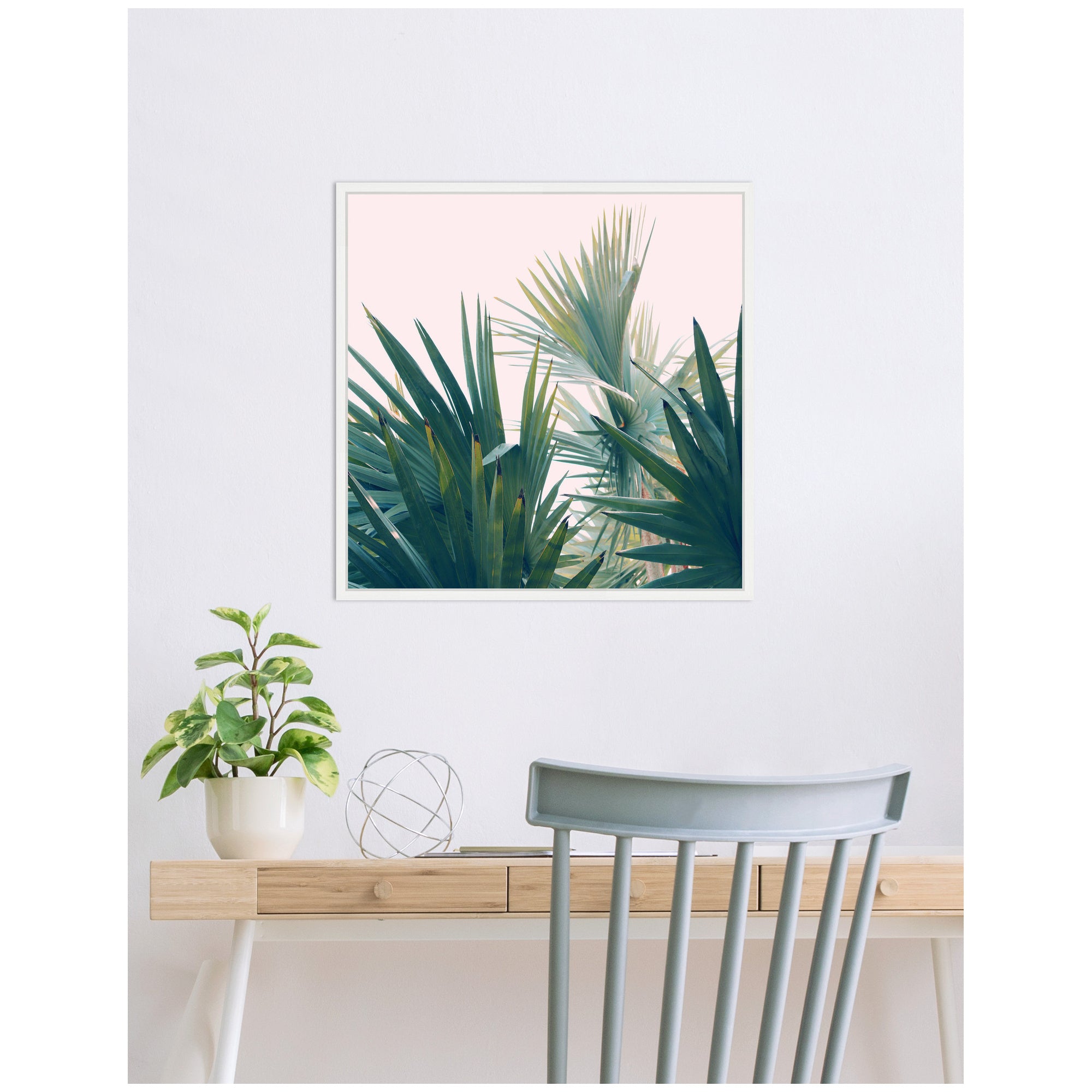 Framed Canvas 22 x 22 Sylvie White 7