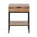 Side Table Natural Black 18x13x24 5