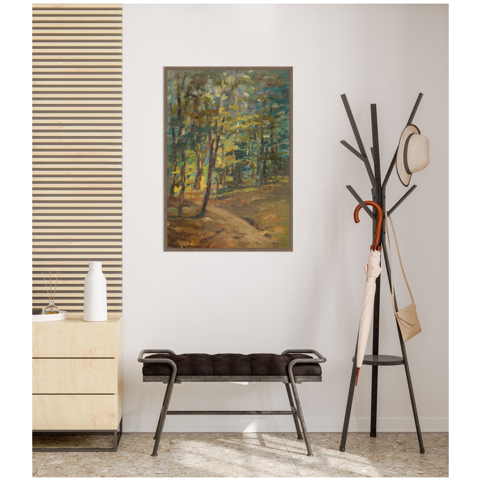 Framed Canvas 23 x 33 Sylvie Walnut 6
