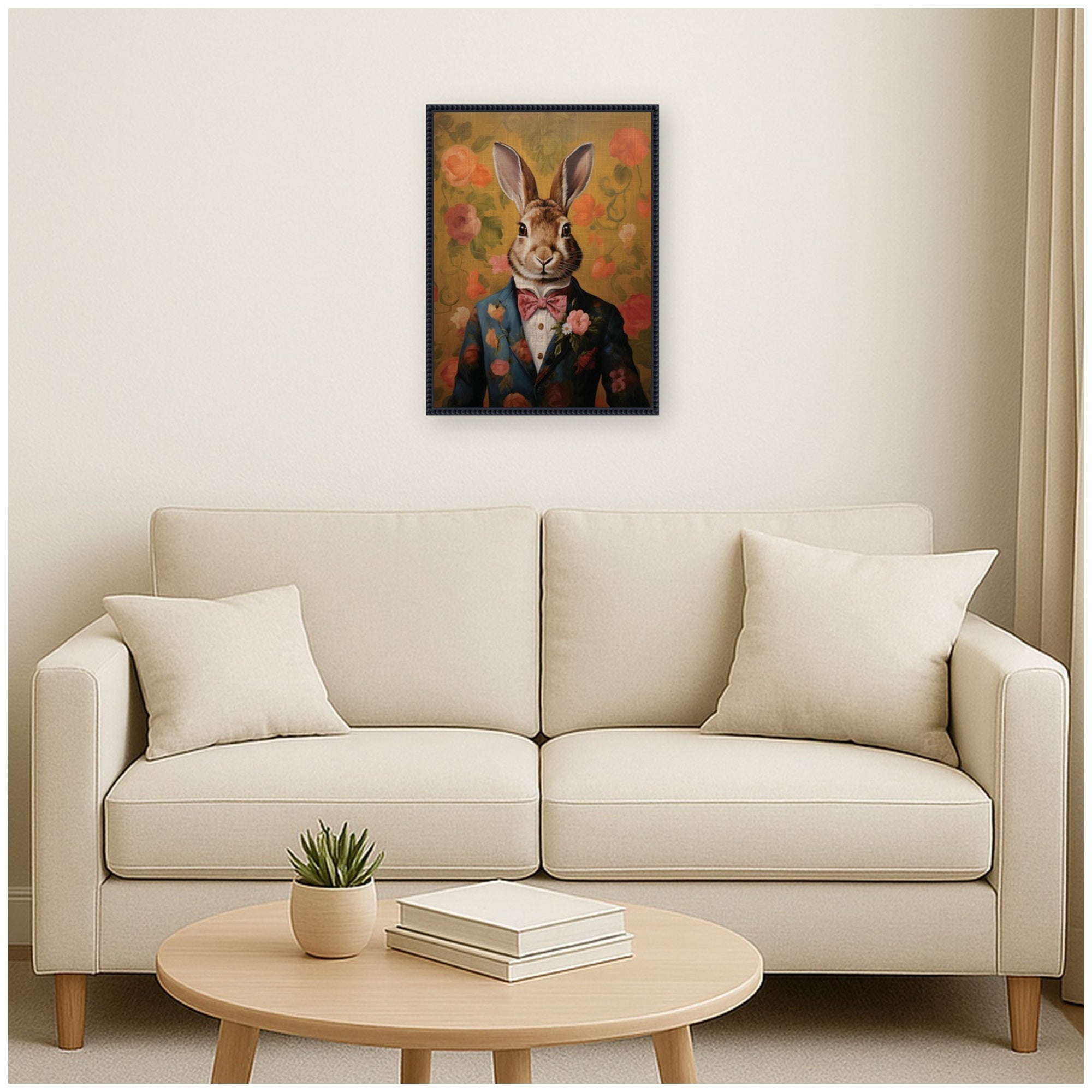 Framed Canvas 18x24 Sylvie Beaded Black 7